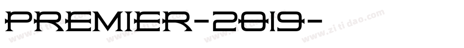 Premier-2019字体转换