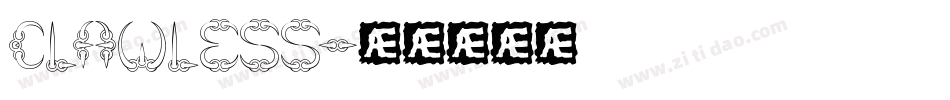 Clawless字体转换