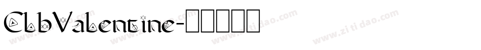 ClbValentine字体转换
