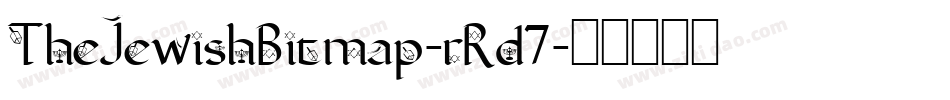 TheJewishBitmap-rRd7字体转换