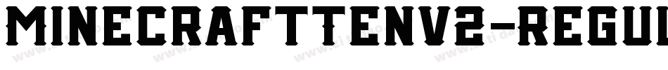 MinecraftTenv2-Regul字体转换