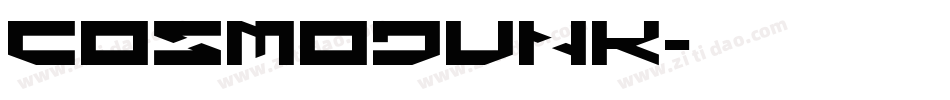 Cosmojunk字体转换