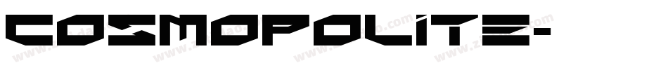 Cosmopolite字体转换