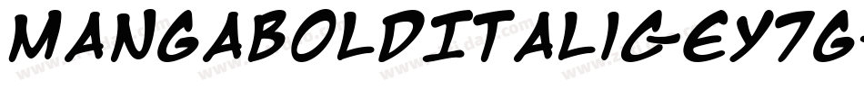 MangaBoldItalic-eY7g字体转换