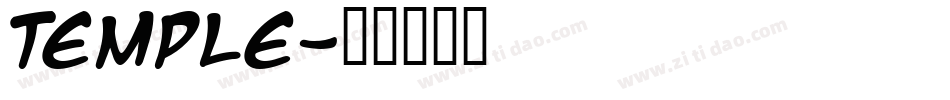 Temple字体转换