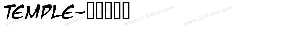 Temple字体转换
