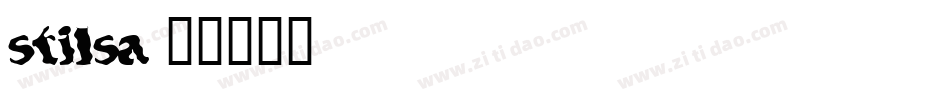 stilsa字体转换