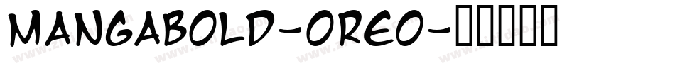 MangaBold-0rEo字体转换