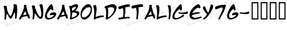MangaBoldItalic-eY7g字体转换