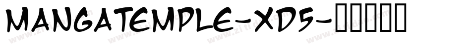 MangaTemple-xD5字体转换