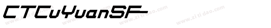 CTCuYuanSF字体转换