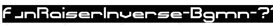 FunRaiserInverse-Bgmn字体转换