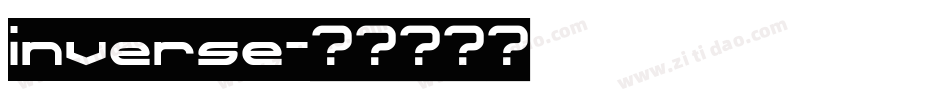 inverse字体转换