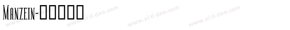 Manzein字体转换