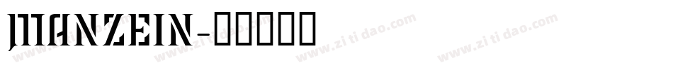 Manzein字体转换