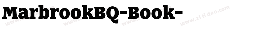 MarbrookBQ-Book字体转换