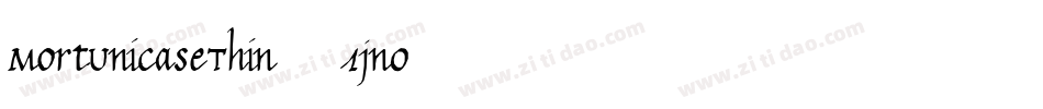 MortUnicaseThin-1jn0字体转换