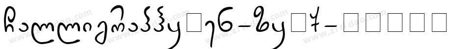 CalligraphyPen-AyP7字体转换