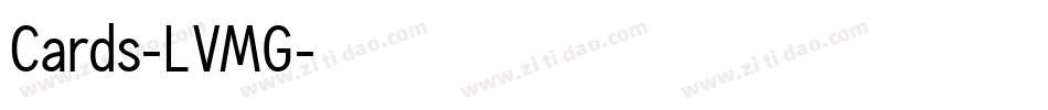 Cards-LVMG字体转换