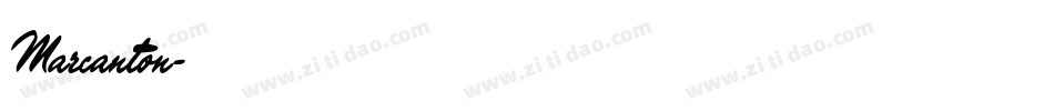 Marcanton字体转换