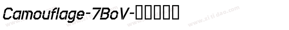 Camouflage-7BoV字体转换