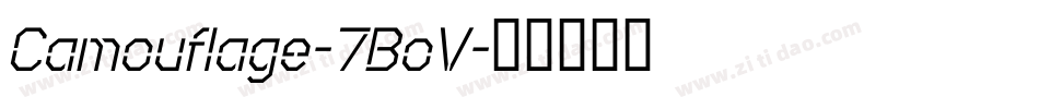 Camouflage-7BoV字体转换