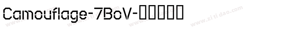 Camouflage-7BoV字体转换