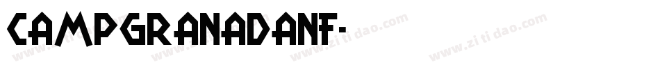 Campgranadanf字体转换