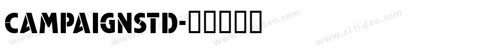 CampaignStd字体转换