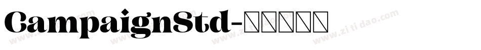CampaignStd字体转换