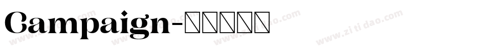 Campaign字体转换