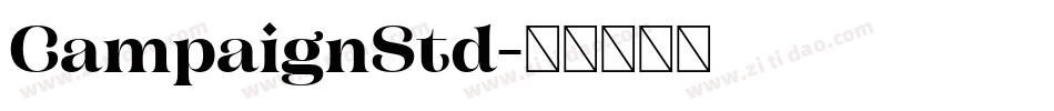 CampaignStd字体转换
