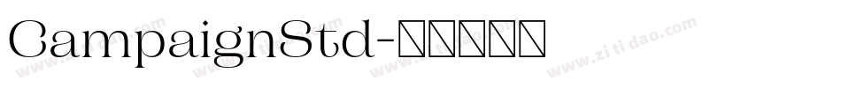 CampaignStd字体转换