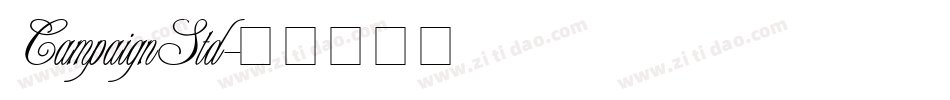 CampaignStd字体转换