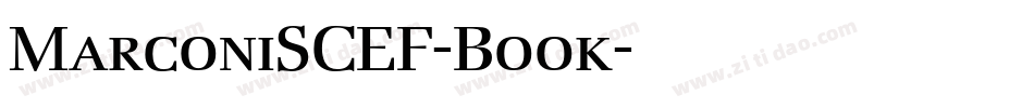 MarconiSCEF-Book字体转换