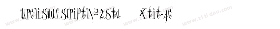 Aurelisadfscriptno2stdExtit-4eXK字体转换