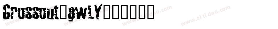 Grossout-gwLY字体转换