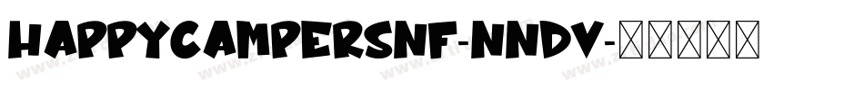 HappyCampersNf-nnDV字体转换