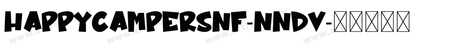 HappyCampersNf-nnDV字体转换
