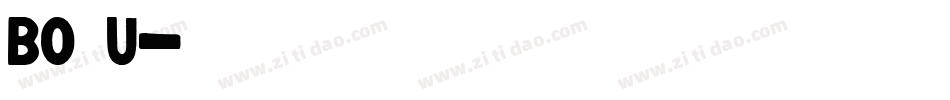 Boisu字体转换