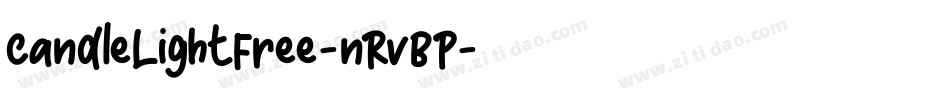 CandleLightFree-nRvBP字体转换