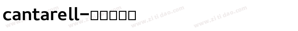cantarell字体转换