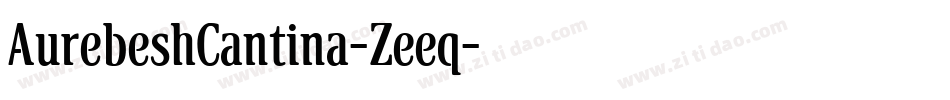 AurebeshCantina-Zeeq字体转换