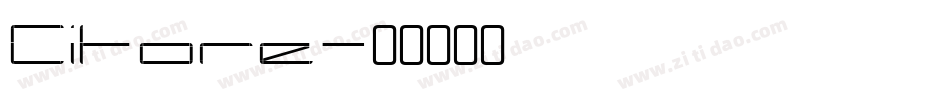 Citore字体转换