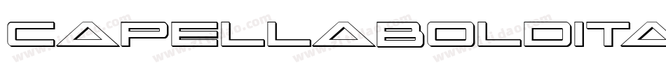 CapellaBoldItalic-l3zw字体转换