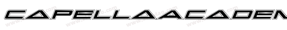 CapellaAcademyRegular-8v3A字体转换