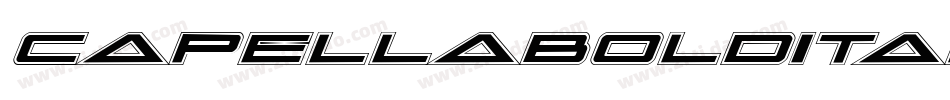 CapellaBoldItalic-l3zw字体转换