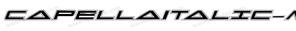 CapellaItalic-MDMP字体转换
