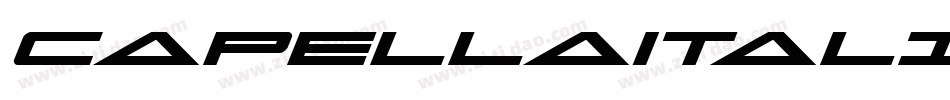 CapellaItalic-MDMP字体转换