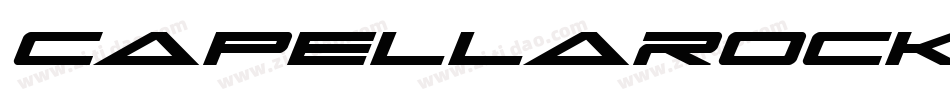 CapellaRockIiiBold-D6RD字体转换